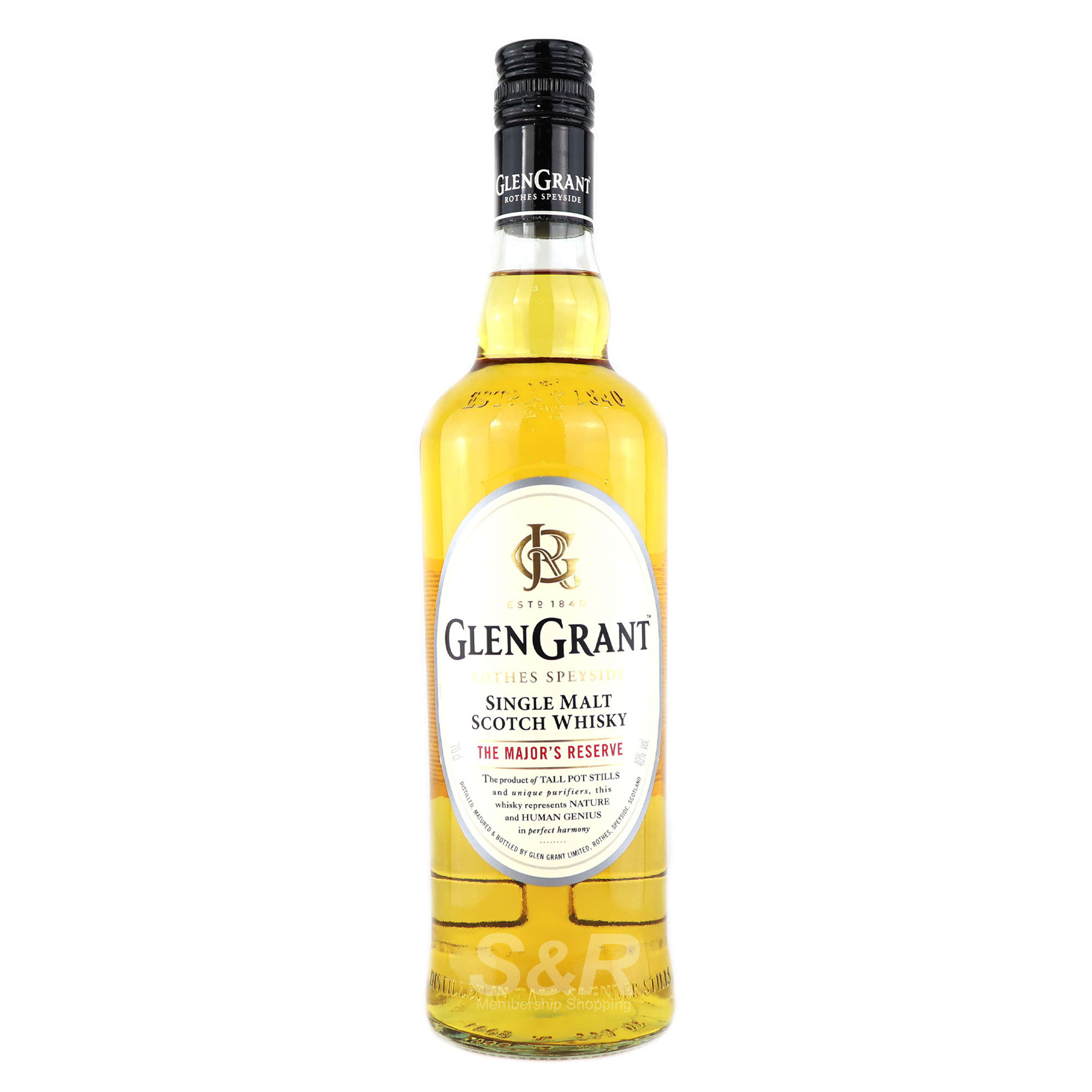 Glen Grant Single Malt Scotch Whisky The Major's Reserve 700mL Glen Grant Single Malt Scotch Whisky The Major's Reserve 700mL